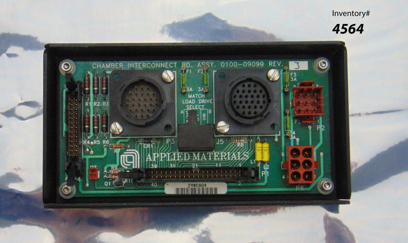 AMAT Applied Materials 0100-09099 Rev J Chamber Interconnect RD Assy PCB Circuit - Tech Equipment Spares, LLC