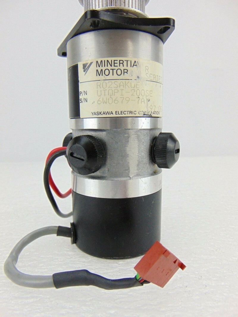 Yaskawa R R02SAKOE UTOPI-200SE Minertia Motor *used working - Tech Equipment Spares, LLC
