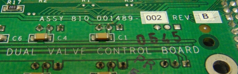 LAM 810-001489-002 Dual Valve Control Board Circuit Board LAM 2300 KIYO3X *used - Tech Equipment Spares, LLC