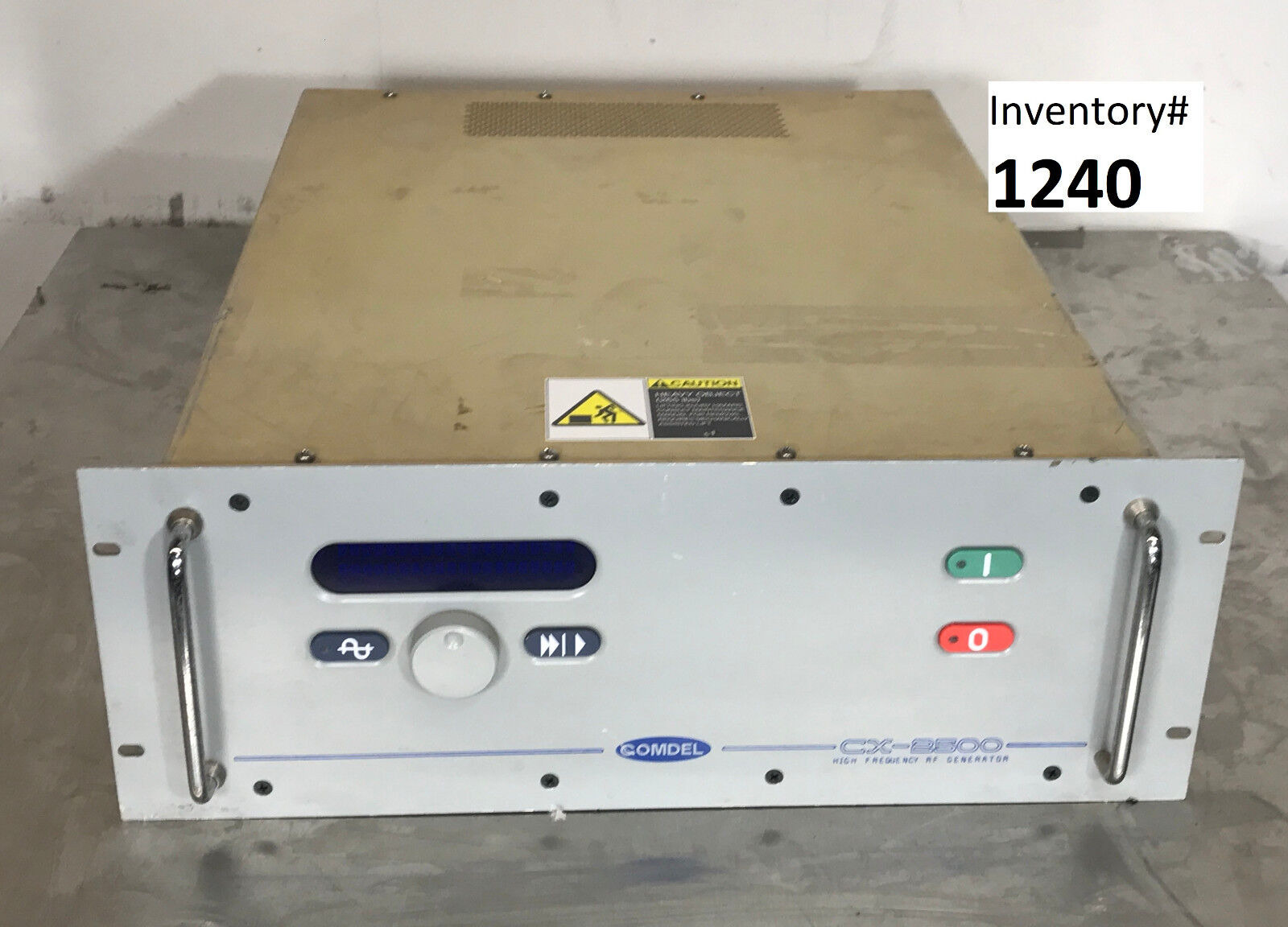 Comdel CX-2500 RF Generator FP3303RD (208V, 3.39 MHz-2500W) | Tech ...