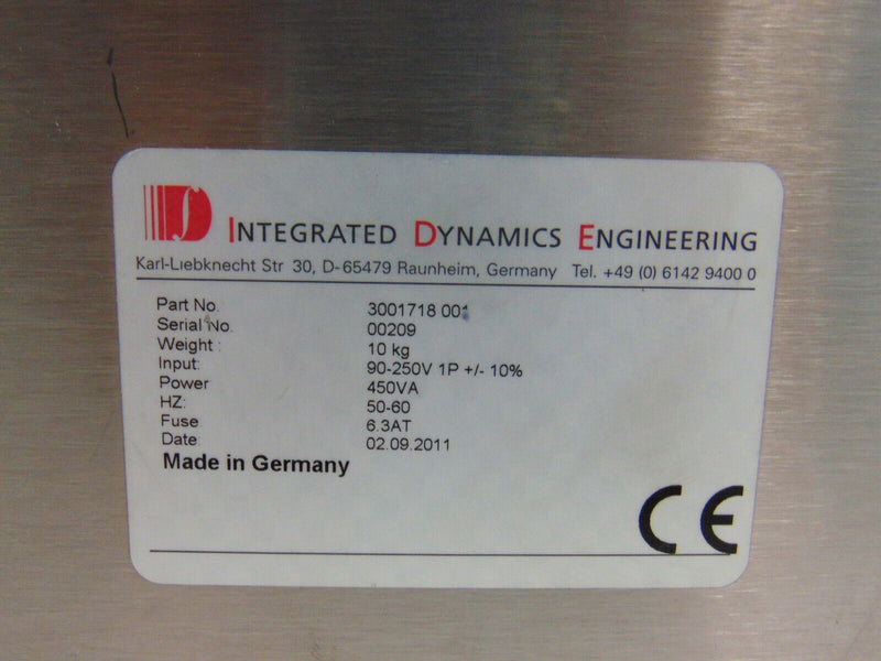 Integrated Dynamics Engineering 3001718001 Opticon Controller *untested, sold as - Tech Equipment Spares, LLC