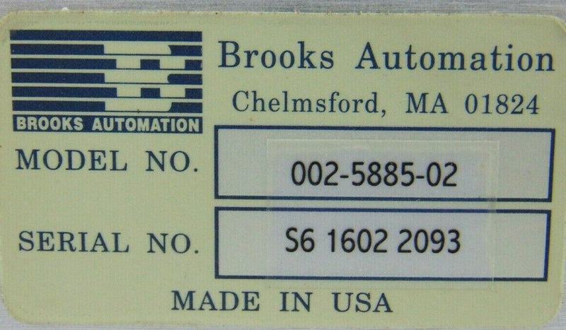 Brooks 002-5885-02 DC Power Distribution Unit *used working - Tech Equipment Spares, LLC