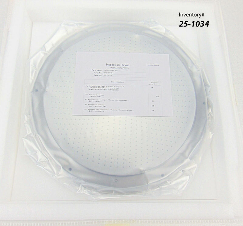 TEL Tokyo Electron Limited 3D10-150718-11 Plate Cooling *new surplus - Tech Equipment Spares, LLC