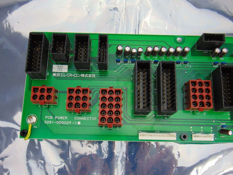 TEL Tokyo Electron 3281-000029-1 PCB Power Connector Circuit Board *used working - Tech Equipment Spares, LLC