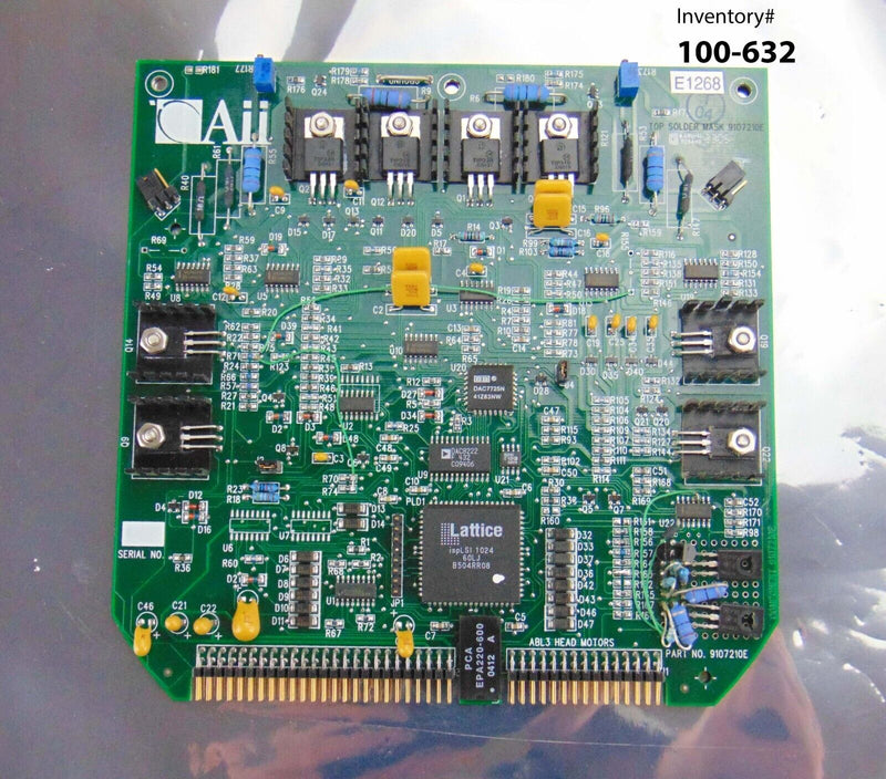 Aii 9107210E ABL3 Head Motors Circuit Board Veeco *used working - Tech Equipment Spares, LLC