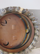 VAT Manual Gate Valve Conflat Inside Diameter 7 3/4" inch *used working - Tech Equipment Spares, LLC