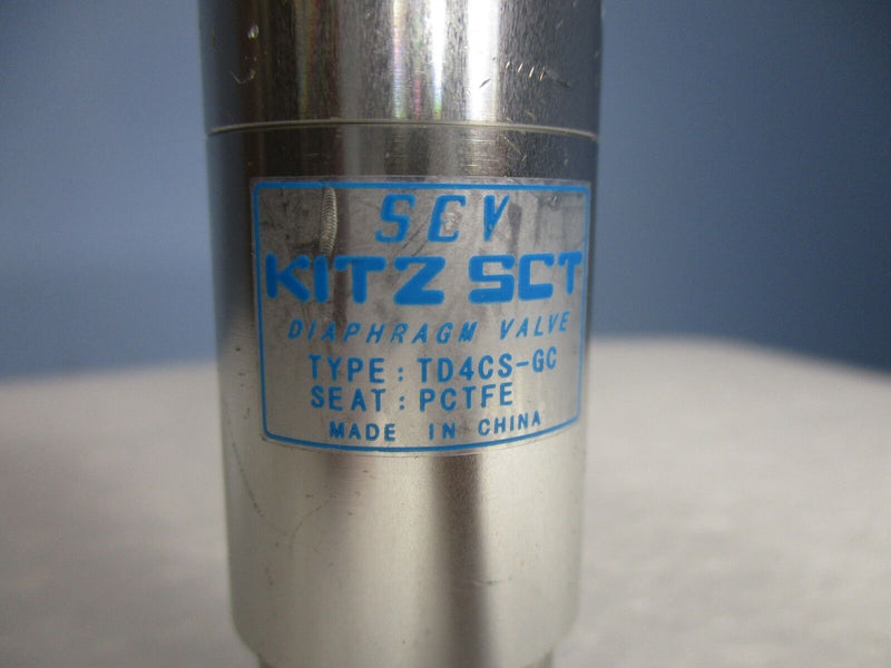 SCV KITZ SCT TD4CS-GC Diaphragm Valve (Used Working, 90 Day Warranty) - Tech Equipment Spares, LLC