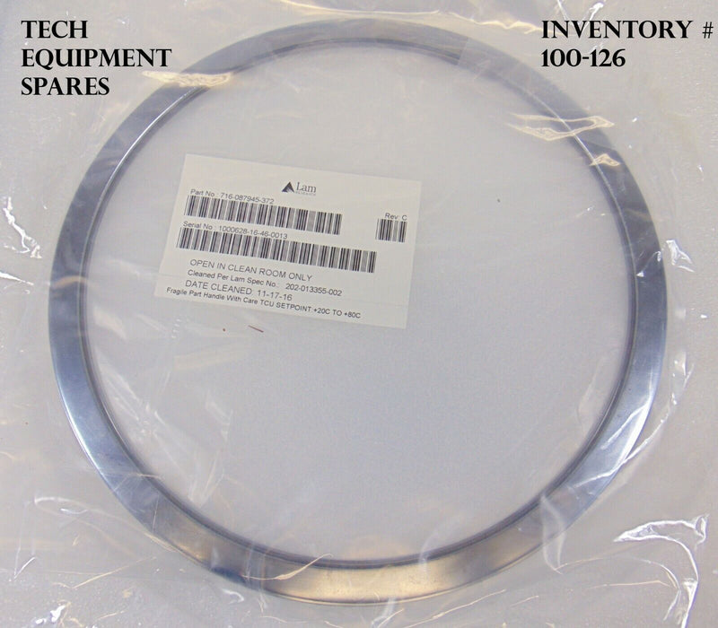 LAM Research 716-087945-372 Ring *new surplus, 90 day warranty* - Tech Equipment Spares, LLC