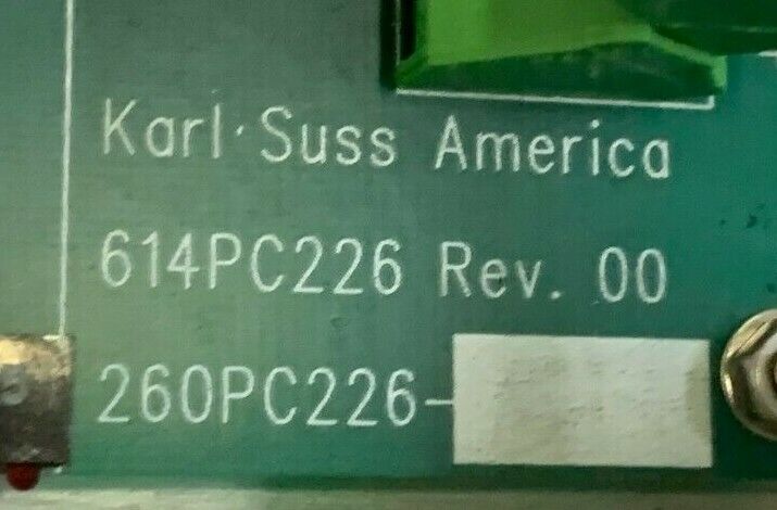 Karl Suss 614PC226 Circuit Board Rev 00 Suss ACS200 Coater - Tech Equipment Spares, LLC