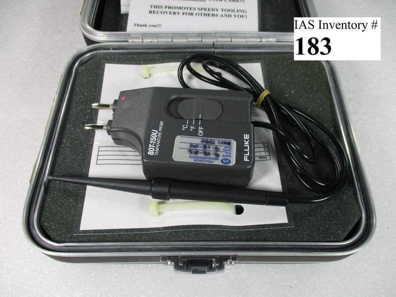 Fluke 80T-150U Temperature Probe (Used Working)   - Tech Equipment Spares, LLC