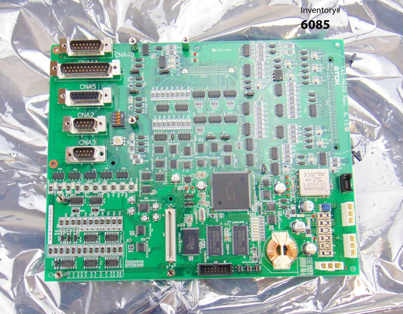 TDK TAS-MAIN Rev 6.10 A TAS-300 E4A Load Port Circuit Board *used working - Tech Equipment Spares, LLC