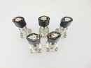 Fujikin KM1VL000 084364 Manual Stainless Steel Valve 316L-P, lot of 5 *used work - Tech Equipment Spares, LLC