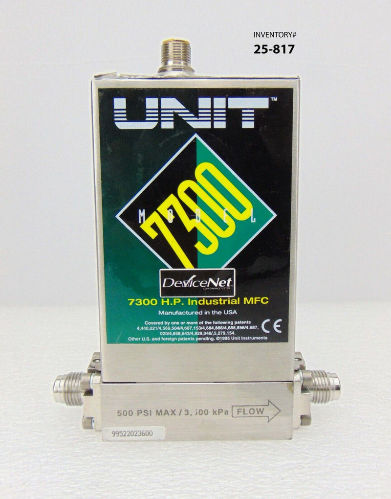 Unit UFC-7304 7304-100007 Mass Flow Controller 300sccm Ar 7300 *used working - Tech Equipment Spares, LLC