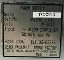 Osaka TC3213 Power Supply Turbo Pump Controller (used tested working) - Tech Equipment Spares, LLC