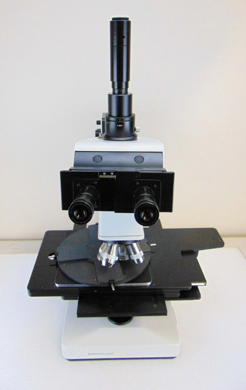 Leitz Wetzlar Ergolux 020-448.025 Microscope *used working - Tech Equipment Spares, LLC