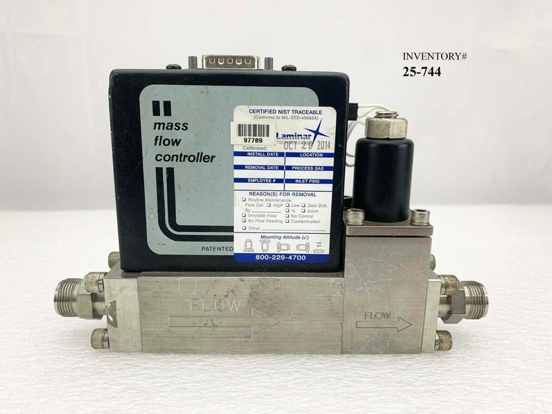 MKS 1159A-050L-RV Mass Flow Controller 100 SLPM N2 *used working - Tech Equipment Spares, LLC