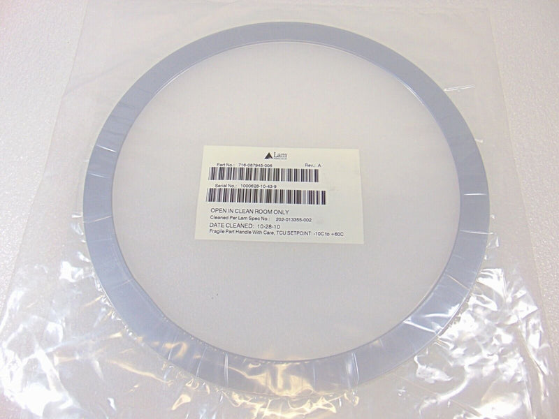 LAM Research 716-087945-006 Ring *new surplus, 90 day warranty* - Tech Equipment Spares, LLC