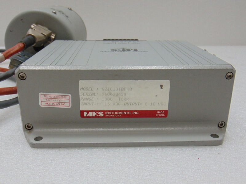 MKS 621C13TBFHB 1000Torr Remote Transducer Signal Conditioner *untested - Tech Equipment Spares, LLC