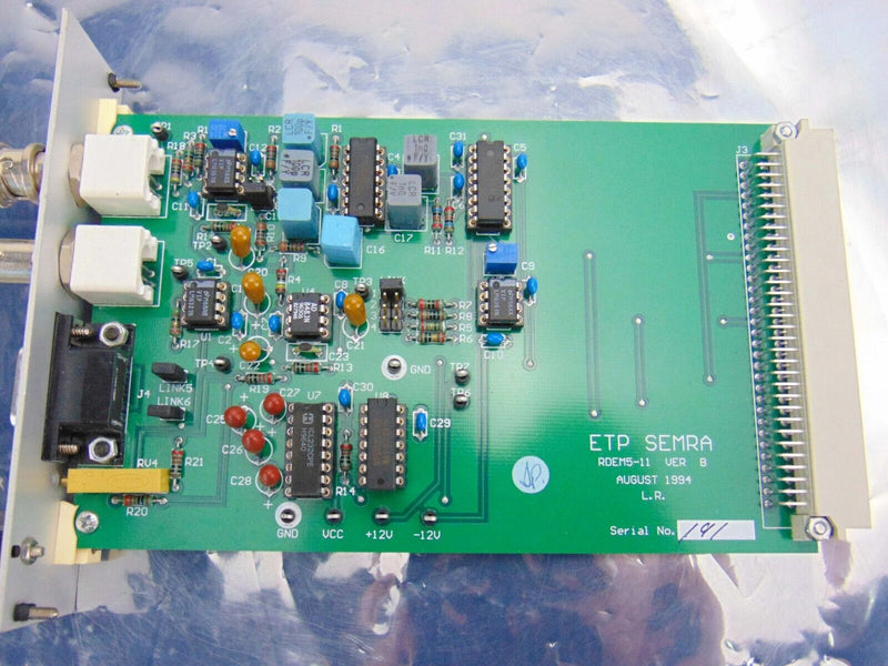 ETP Semra RDEM5-4 RDEM5-13 RDEM5-11 Detector Controller *used working - Tech Equipment Spares, LLC