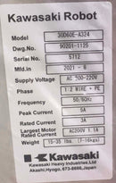 Kawasaki 3NT420B-B007 Wafer Transfer Robot 30D60E-A324 Controller *robot, used in like new condition; controller and cable, new surplus - Tech Equipment Spares, LLC