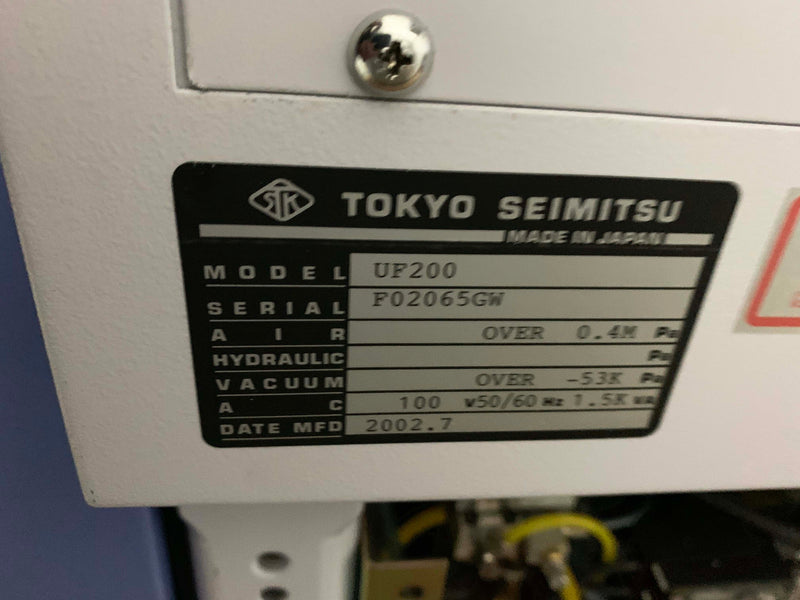 Tokyo Seimitsu UF200 Tri Temp Prober with Accretech SCU-500B Chiller Unit - Tech Equipment Spares, LLC